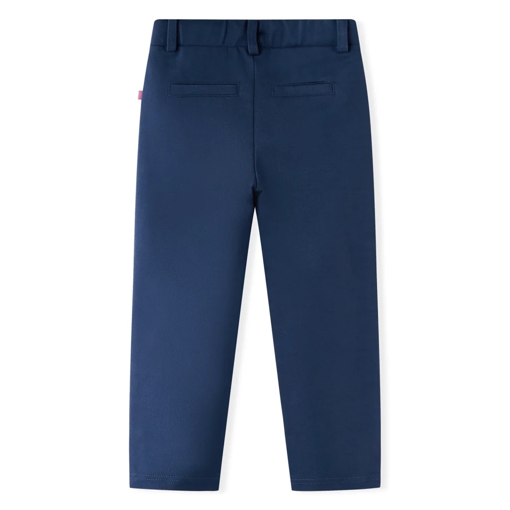 Pantaloni per Bambini con Finiture Nere Blu Marino 116 CFW2604759