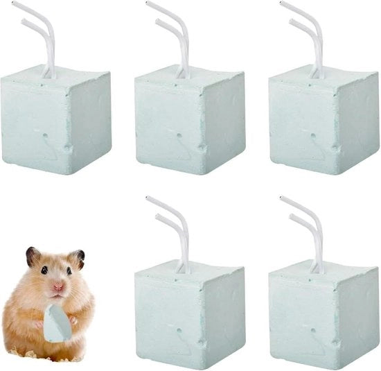 Set di sostituti di dente minerali per animali domestici da utilizzare per sminuzzare i denti - Pacchetto da 5 unità