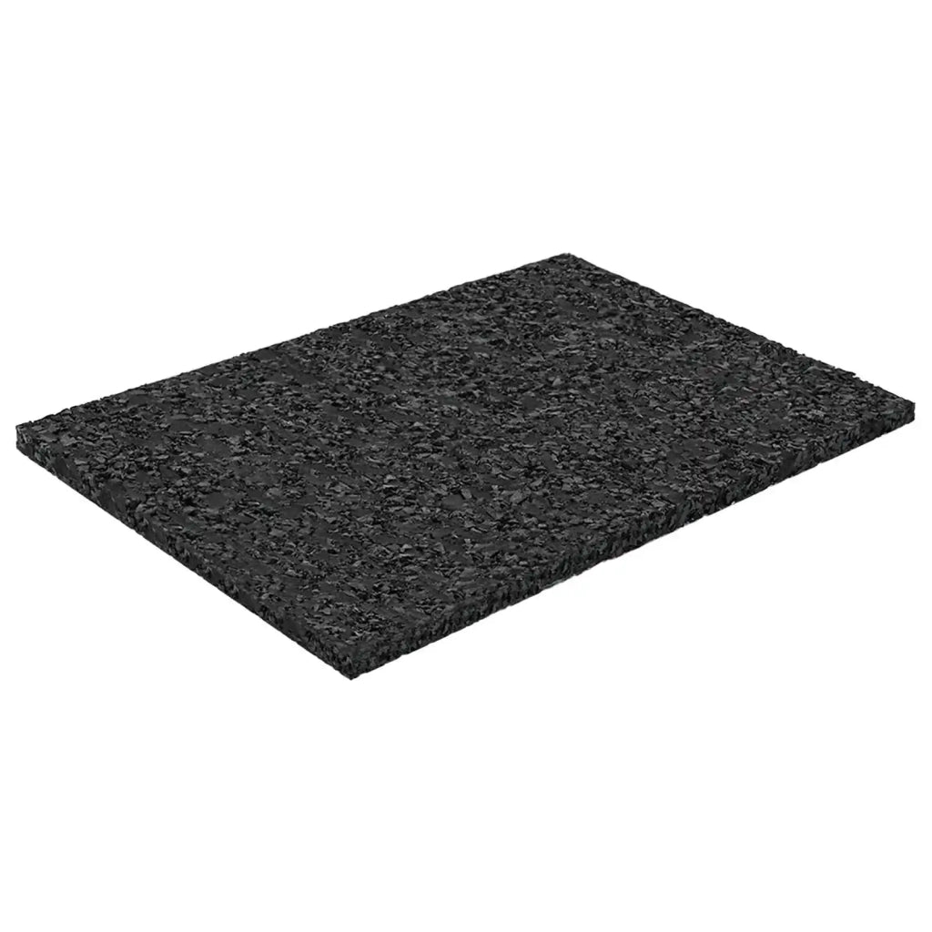 Pad per patio in granuli di gomma Nero 6 x 9 x 0,3 cm Gomma CFW8107929