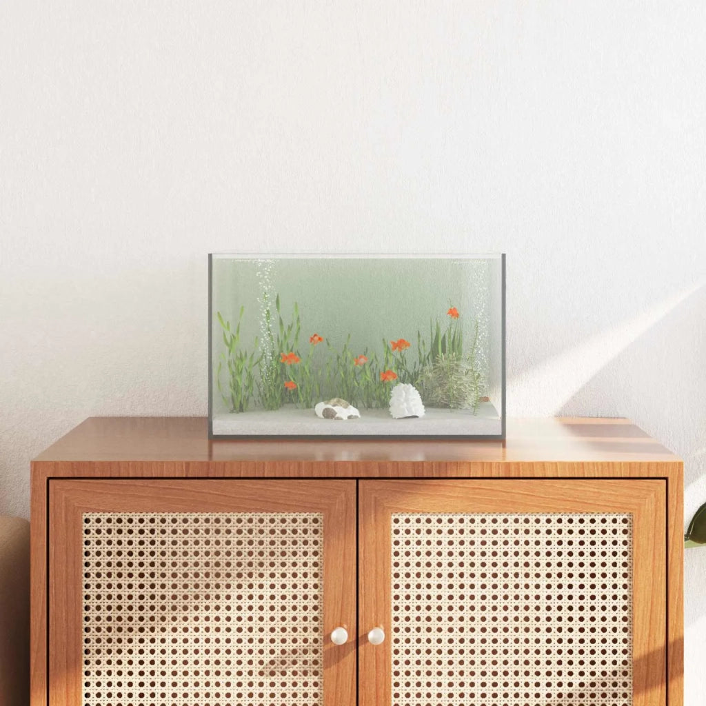 Acquario con archiviazione Trasparente 40 x 25 x 25 cm Vetro 42020381