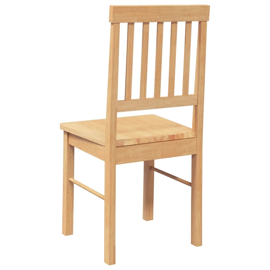 Sedie da Pranzo 2 pz in Legno Massello di Hevea 4102428