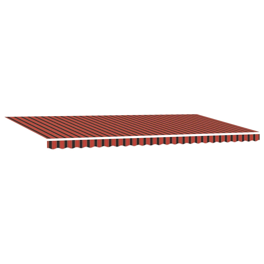 Tenda Retrattile Arancione e Marrone 600 × 300 cm 3331592
