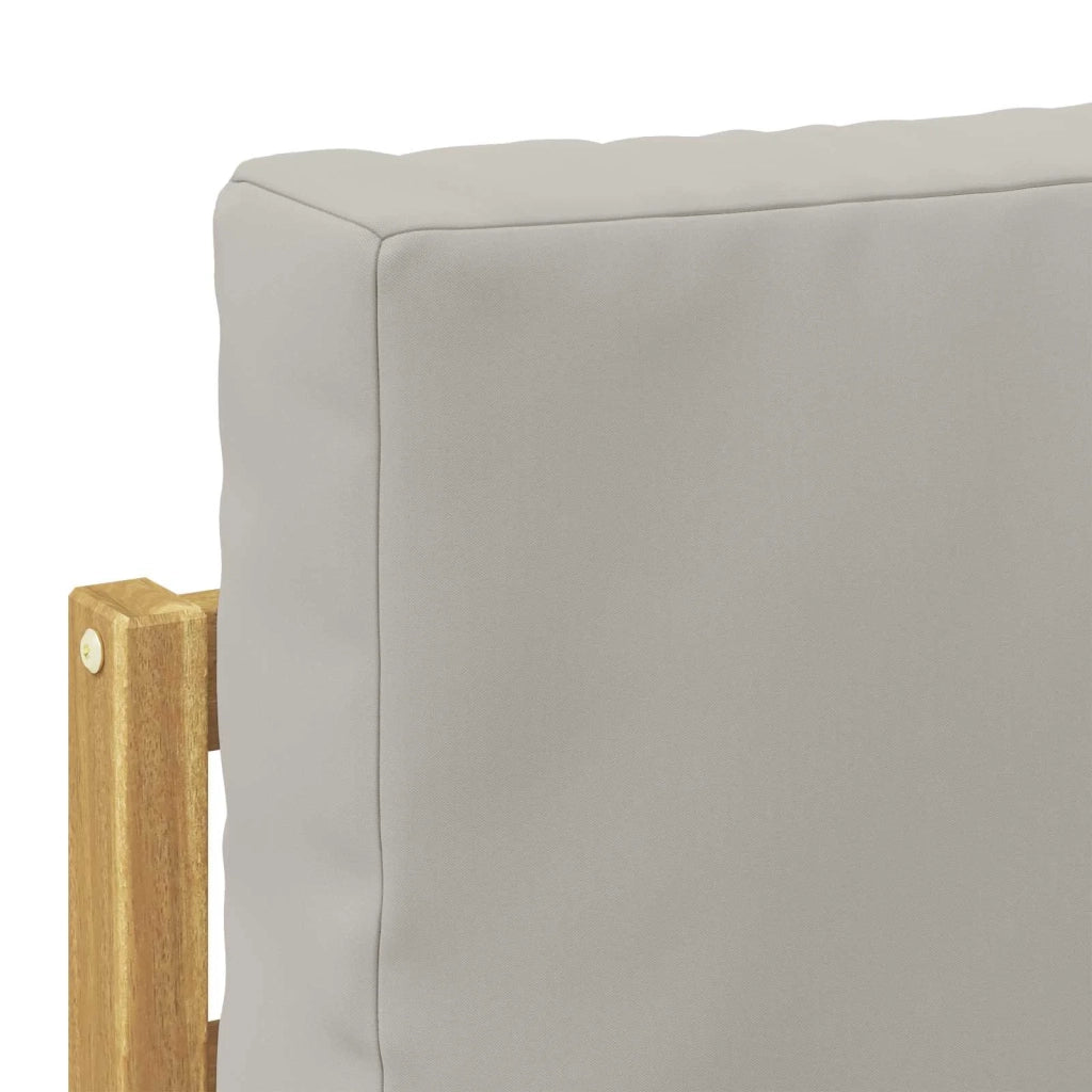 Set divano sezionale 10 pcs Bianco e Grigio Chiaro 3392566