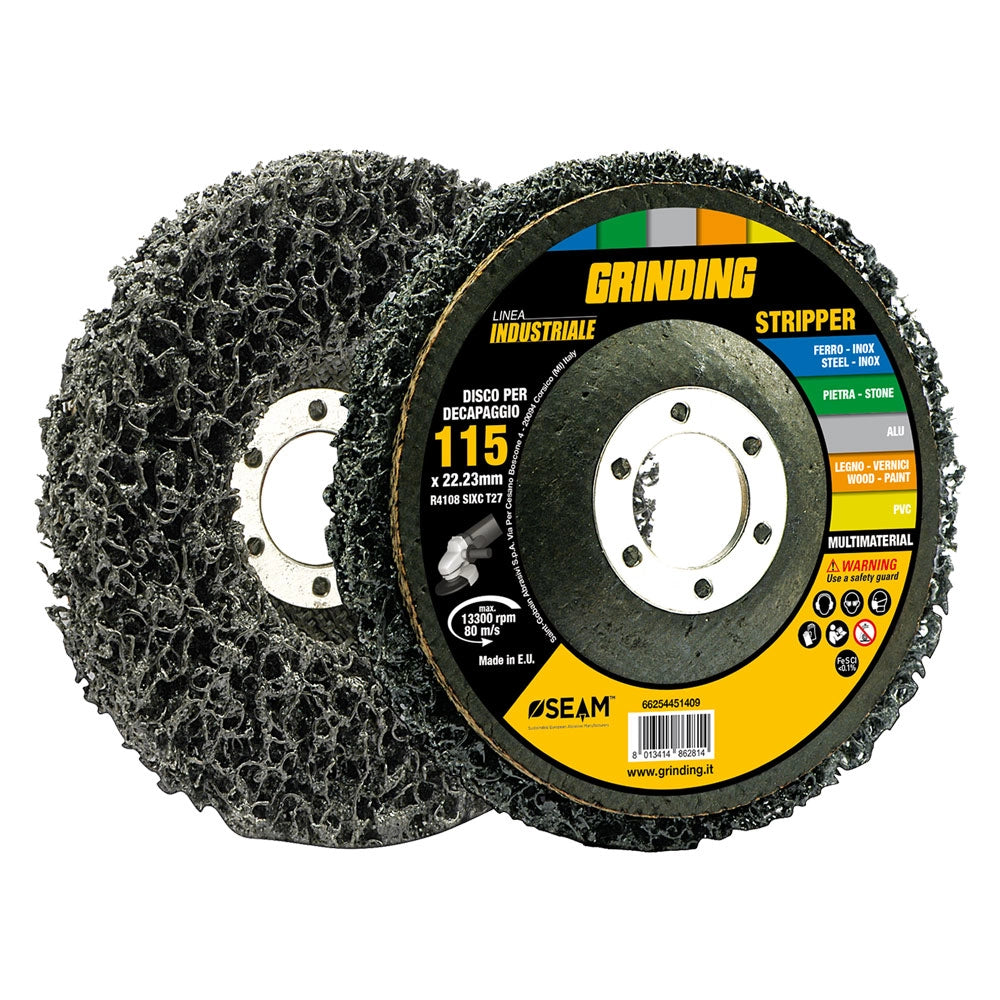 Disco Pulitura Grinding Linea Industriale Nylon 10 Pezzi Ø 115