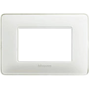 Bticino Matix Placca 3 Moduli Tecnopolimero Ghiaccio - Bticino