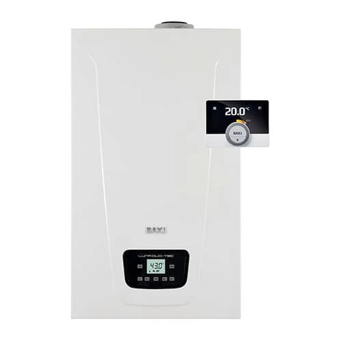 Caldaia a Condensazione a Condenazione Baxi Luna DuoTec E 24 Mago Metano/Gpl con Kit Scarico Fumi