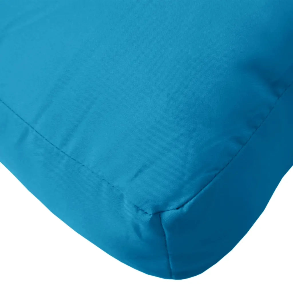 Cuscini per Pallet 2 pz Azzurro in Tessuto 360693