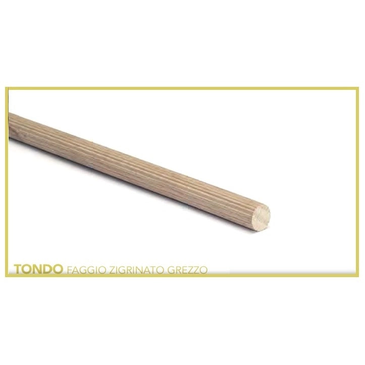 BASTONE ZIGRINATO D.0.6X100CM IN LEGNO DURO