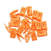 Sostegno Console Auto 20 Pezzi - Viti di Fissaggio - Plastica - Pannello di Controllo - Fissaggio Cavi - Dimensioni 7,6 x 7,3 x 14,7 mm - Viti di Fissaggio per Sostegno Auto
