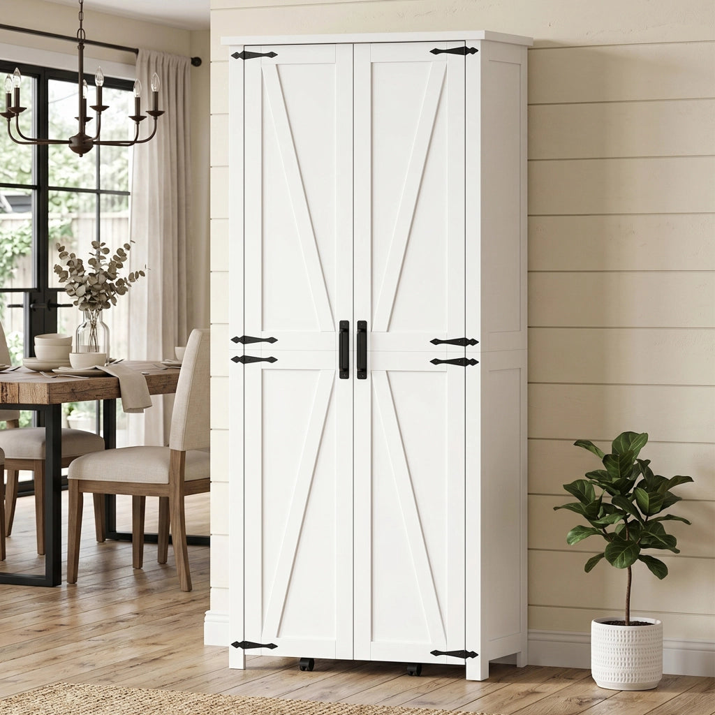 Armadio da cucina ¨C Minimal ¨C bianco 80x40x180