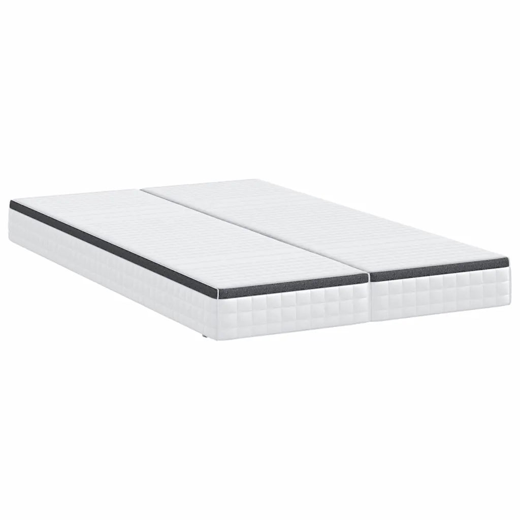 Materasso 2 pcs Bianco e Grigio 60 x 200 cm Molla Bonell 4106441