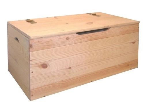 ALBERIAMO BAULE IN LEGNO MASSELLO DI ABETE 100 X 40 X H50 MAXI