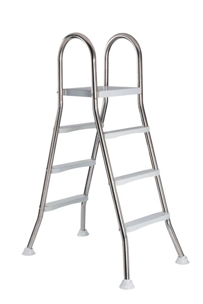 Scala in acciaio inox Azuro De Luxe "A" - per piscina fino a 1,20 m di altezza