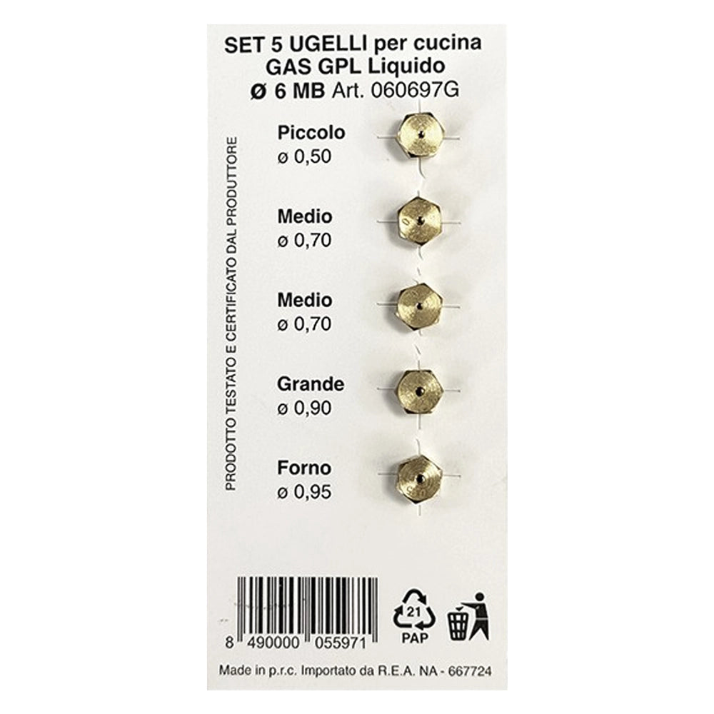 UGELLI PER CUCINA per gpl  - IDROBLOK