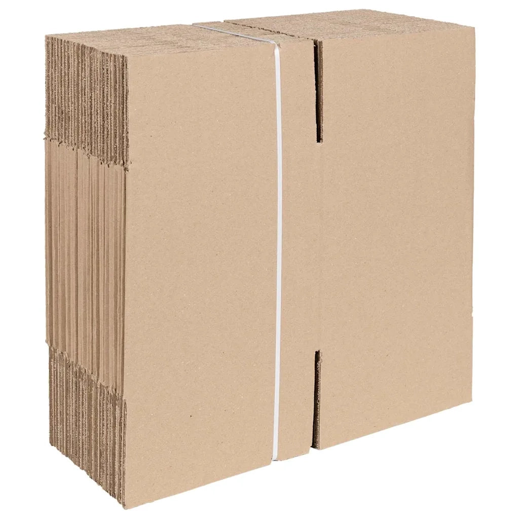 Scatola Pieghevole 50 pcs Naturale 20 x 20 x 20 cm Cartone 4106564