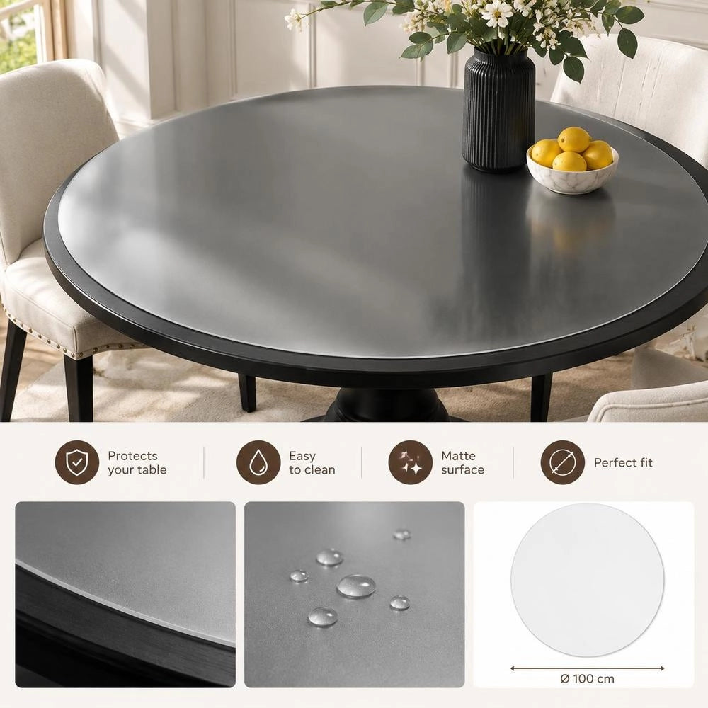 Matte Table Protector, 100 Cm, 1.6 Mm PVC