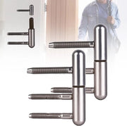 Fascette di alluminio per porte interne - 2 pezzi - argento.