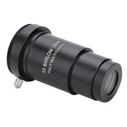 Accessori Telescopici - Lente Barlow 5x di Amplificazione - Lente Multi Strato - Fita M42 - Caso in Alluminio - Ottima Visibilità - Lente Telescopica Barlow