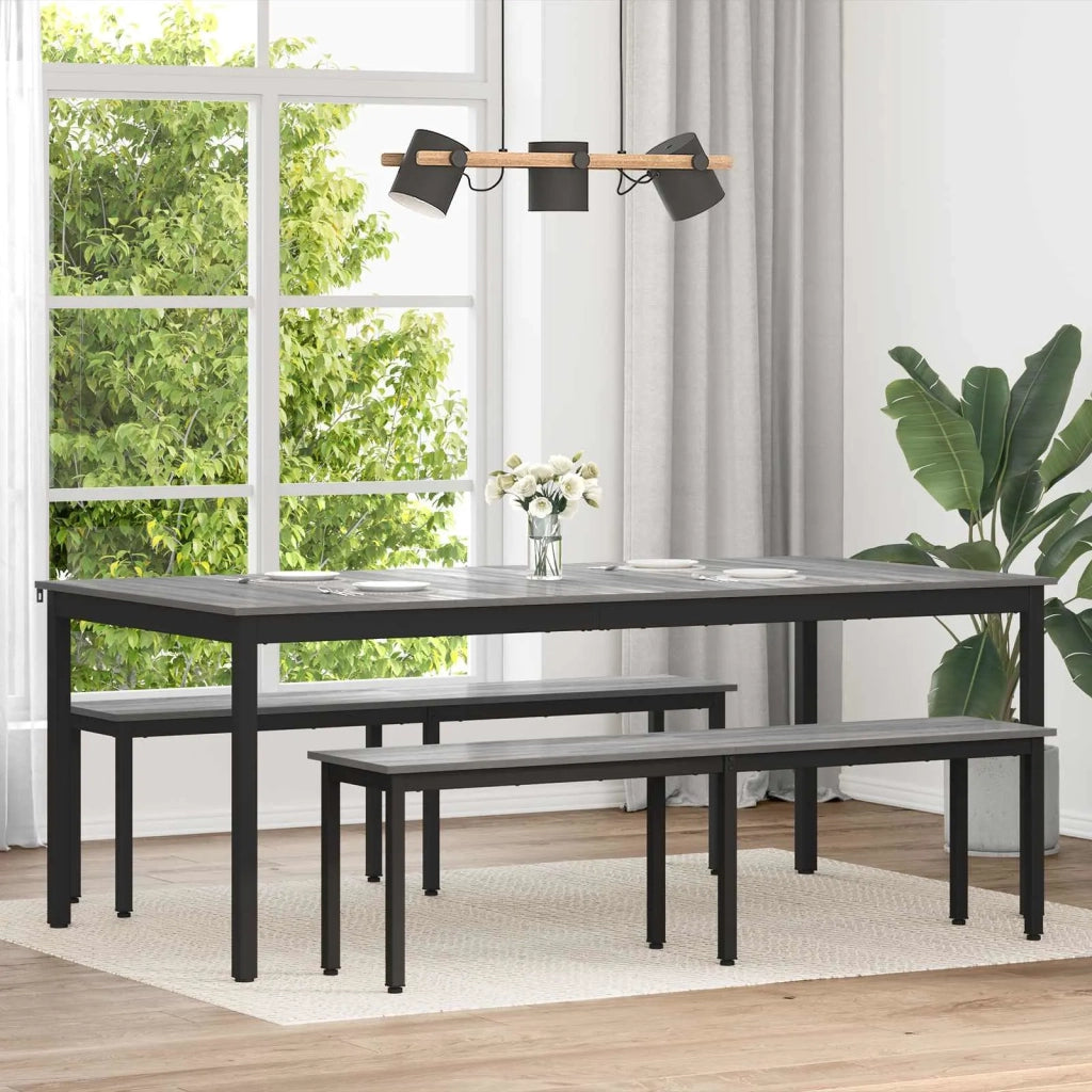 Tavoli da pranzo 2 pcs 200 x 100 x 75 cm Legno multistrato 3415387
