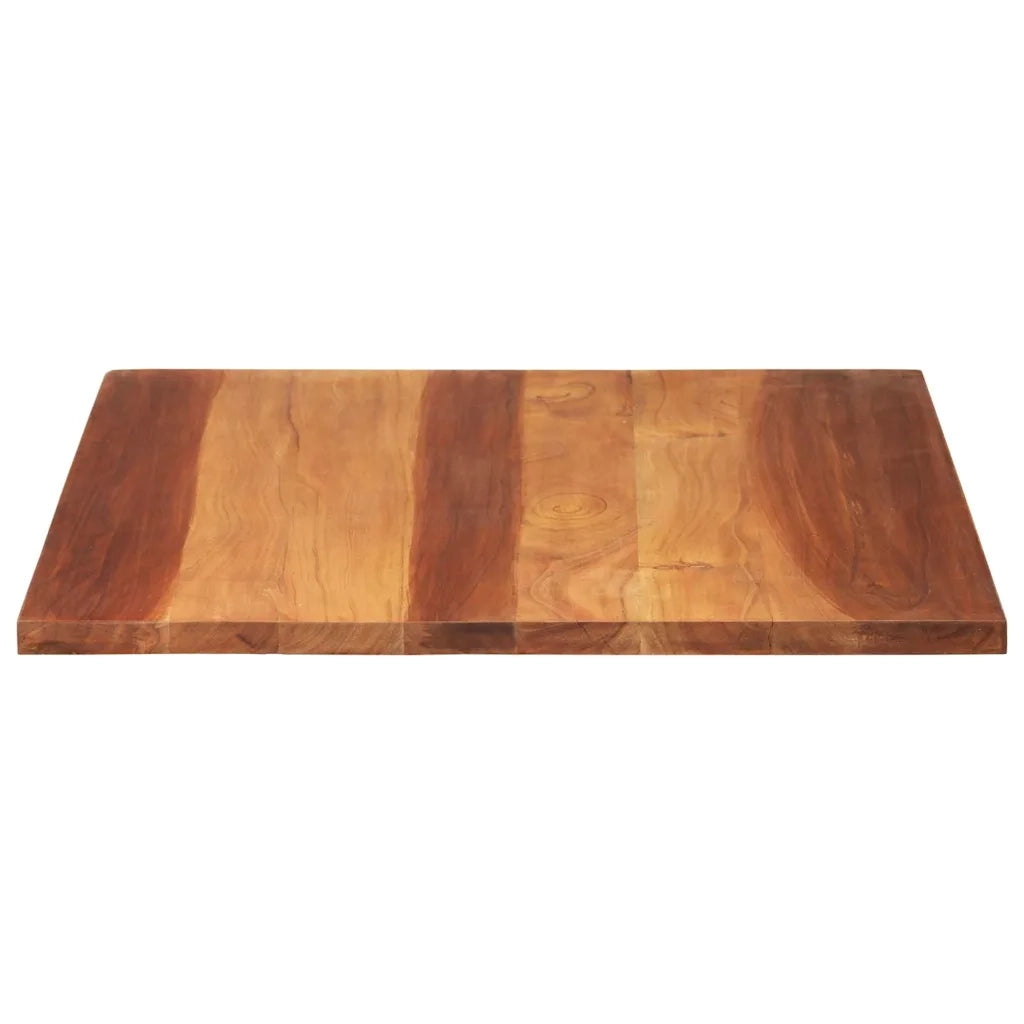 Piano Tavolo in Legno Massello di Acacia 25-27 mm 70x90 cm 285997