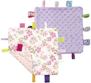 Cuscino di Sicurezza 24x24cm - Coperta Amorosa - Coperta Sensoriale - Cuscino di Consolazione per Bambini - Regalo Ideale - Fiori Selvatici/Stampa Viola - Coperta di Consolazione