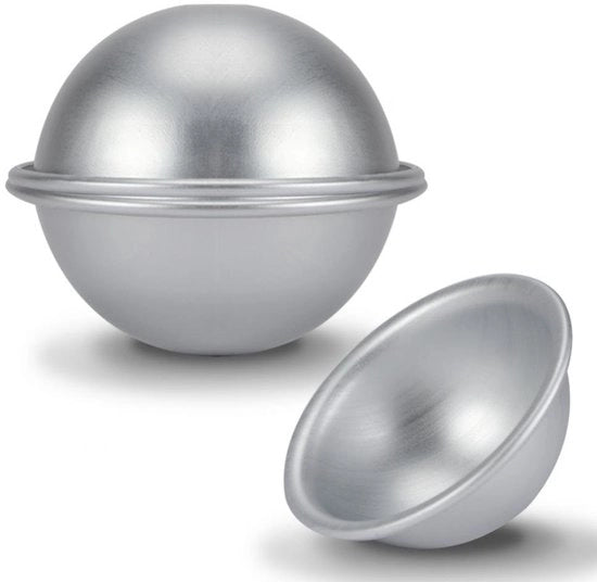 Forma per torte 9 cm, semicircolare, in alluminio, professionale, resistente al lavastoviglie, per cheesecakes e mousse, riscaldamento uniforme, forma per torta