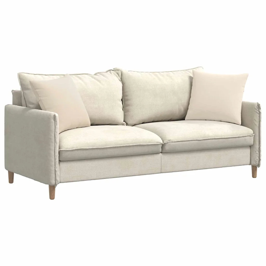 Cuscini da Divano 2 pcs Beige 45 x 45 cm Tessuto 42013945