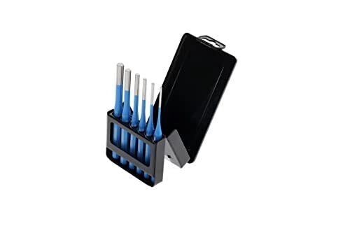 GEDORE 316 D GEDORE BLU Set di punzoni da pinza 6 pz in cassetta metallica temprati e temperati conformi DIN 6450 colore Blu