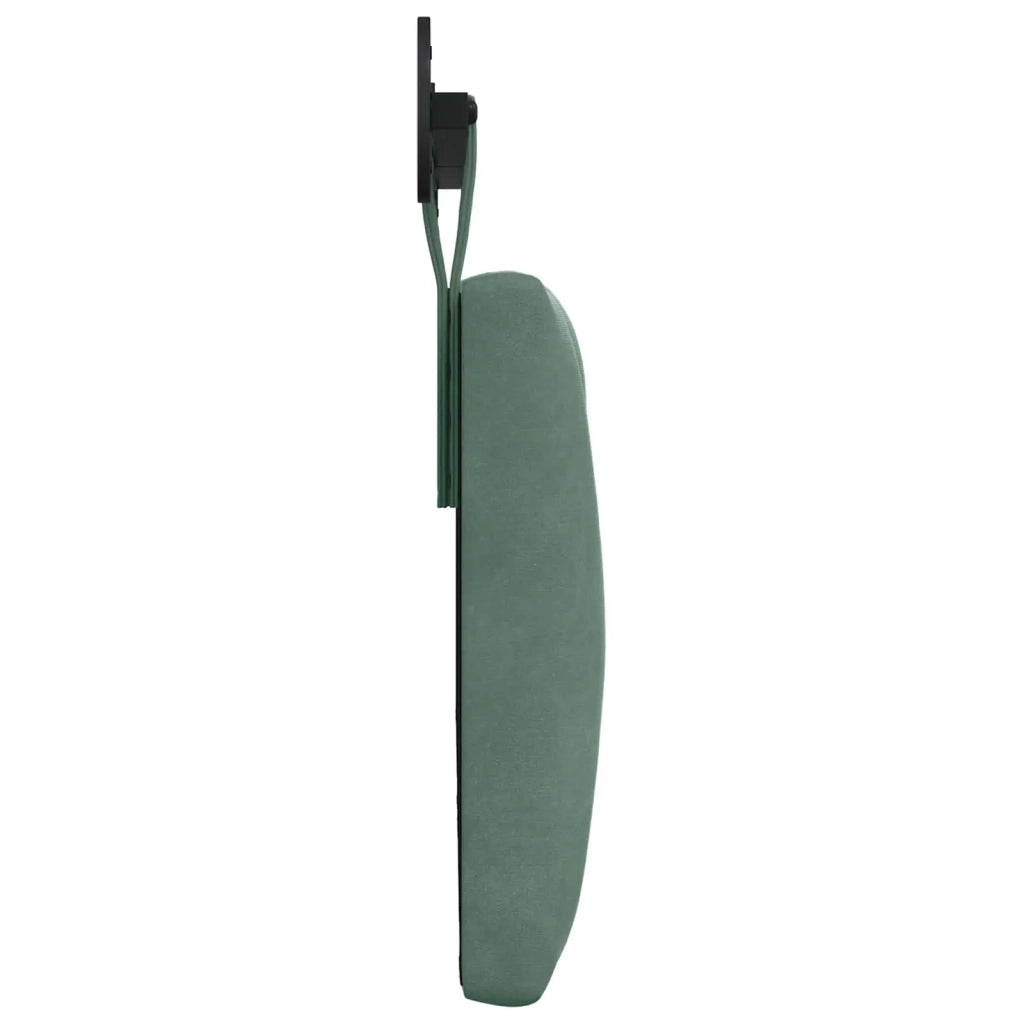 Testiera | Testata sospesa Con luce LED Verde Mare Velluto