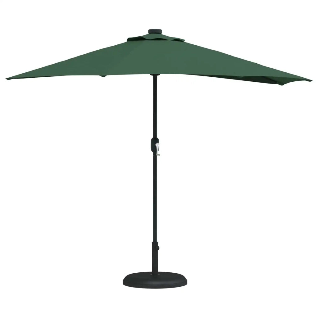 Ombrello da giardino-Ombrellone da spiaggia Verde 294 x 150 x 224 cm