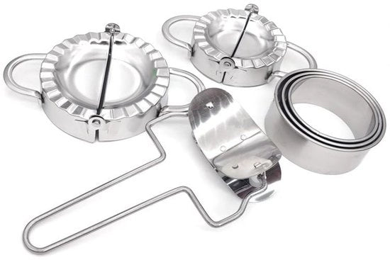 Set di 6 Forme a Biscotto in Acciaio Inossidabile - Accessori Cucina - Forme per Torta e Utensili da Biscotto - Materiale di Alta Qualità - Resistente alla Corrosione - Taglia Pasta