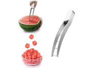 Taglierina per Anguria 304 Acciaio Inossidabile per Frutta Melone con Lama da Taglio a Forma di Uncino Multifunzionale Gadget per La Casa e La Cucina