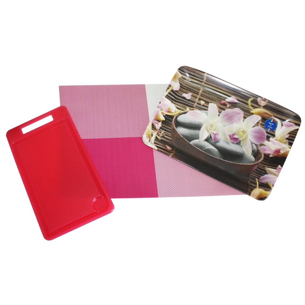 Kit Vassoio+Tovtta Fucsia+Tagl. Fucsia