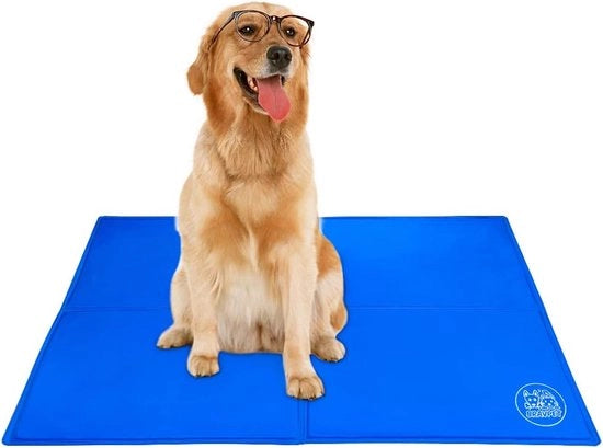Matte autoisolante per animali domestici, matrice rinfrescante, materasso per animali, comfort per gatti e cani, 81 cm x 96 cm (extra grande) (XXL)