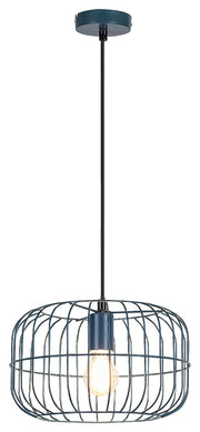 Lampada sospensione industriale Rabalux Xenia blu E27