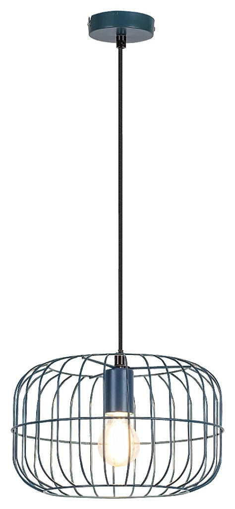 Lampada sospensione industriale Rabalux Xenia blu E27