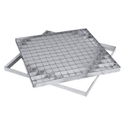 Griglia quadra 50x50 cm in acciaio zincato