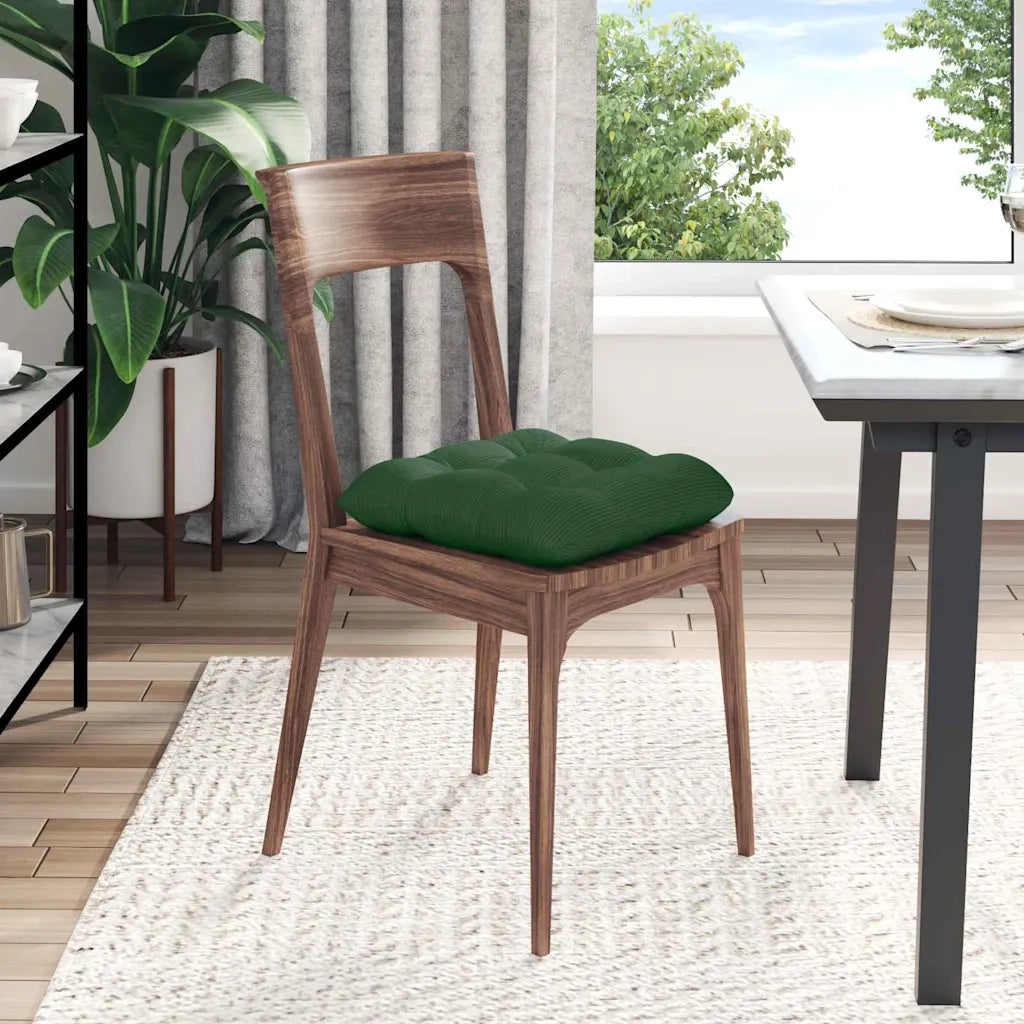 Cuscini per Seduta 4 pcs Verde Scuro 40 x 40 cm 42015100