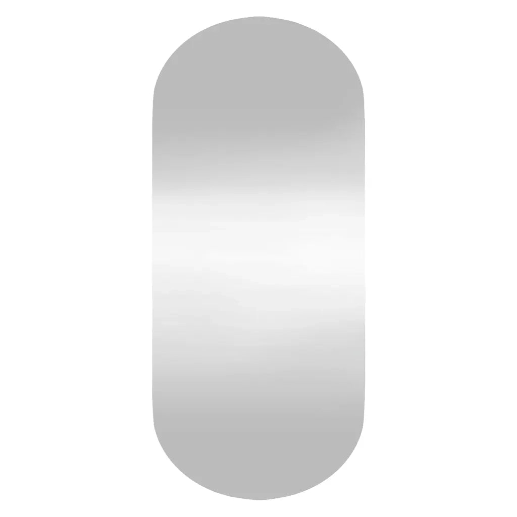 Specchio da Parete 30x70 cm Vetro Ovale 350455