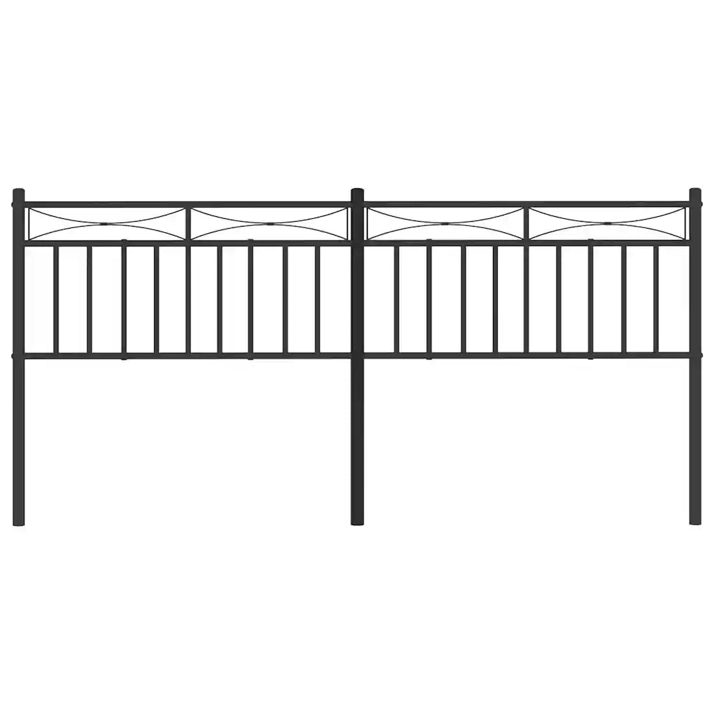 Testiera di Ricambio in Metallo Nero 180 cm 373727