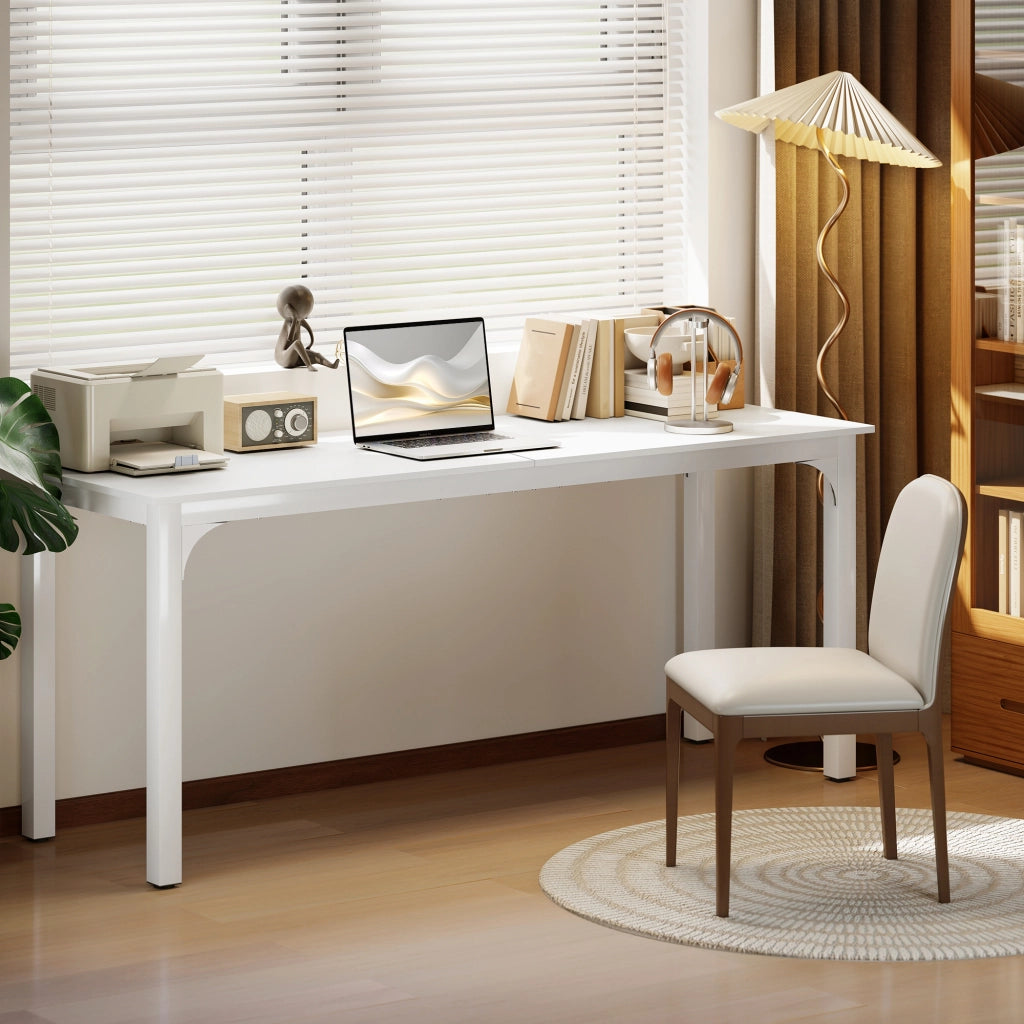 Scrivania per computer 180 cm ¨C Xylo ¨C bianco, per 2 persone, ufficio e studio