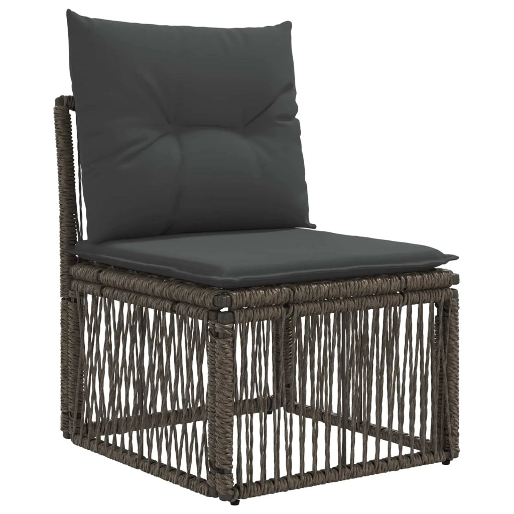 Set Divano da Giardino 12 pz Grigio polyrattan 3435917