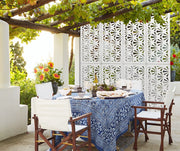 WINDSHELL - Pannello in PVC traforato - Parasole Colore: bianco, Misura: 50x150 cm