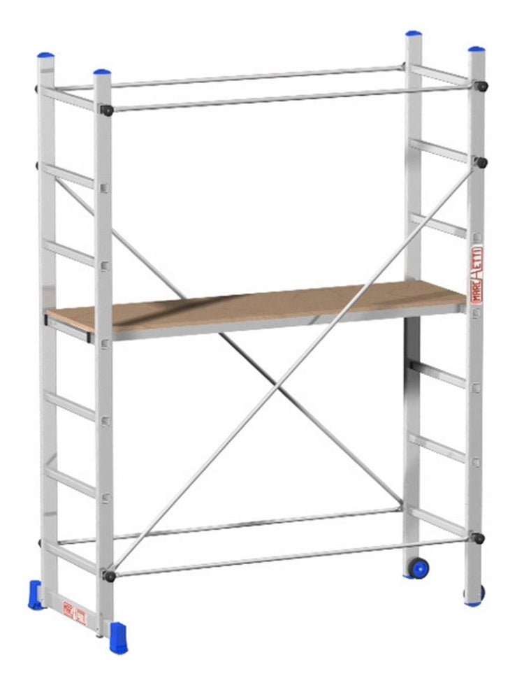 1pz ponteggio alluminio superminio 158x80xh210 cm cod:ferx.82822