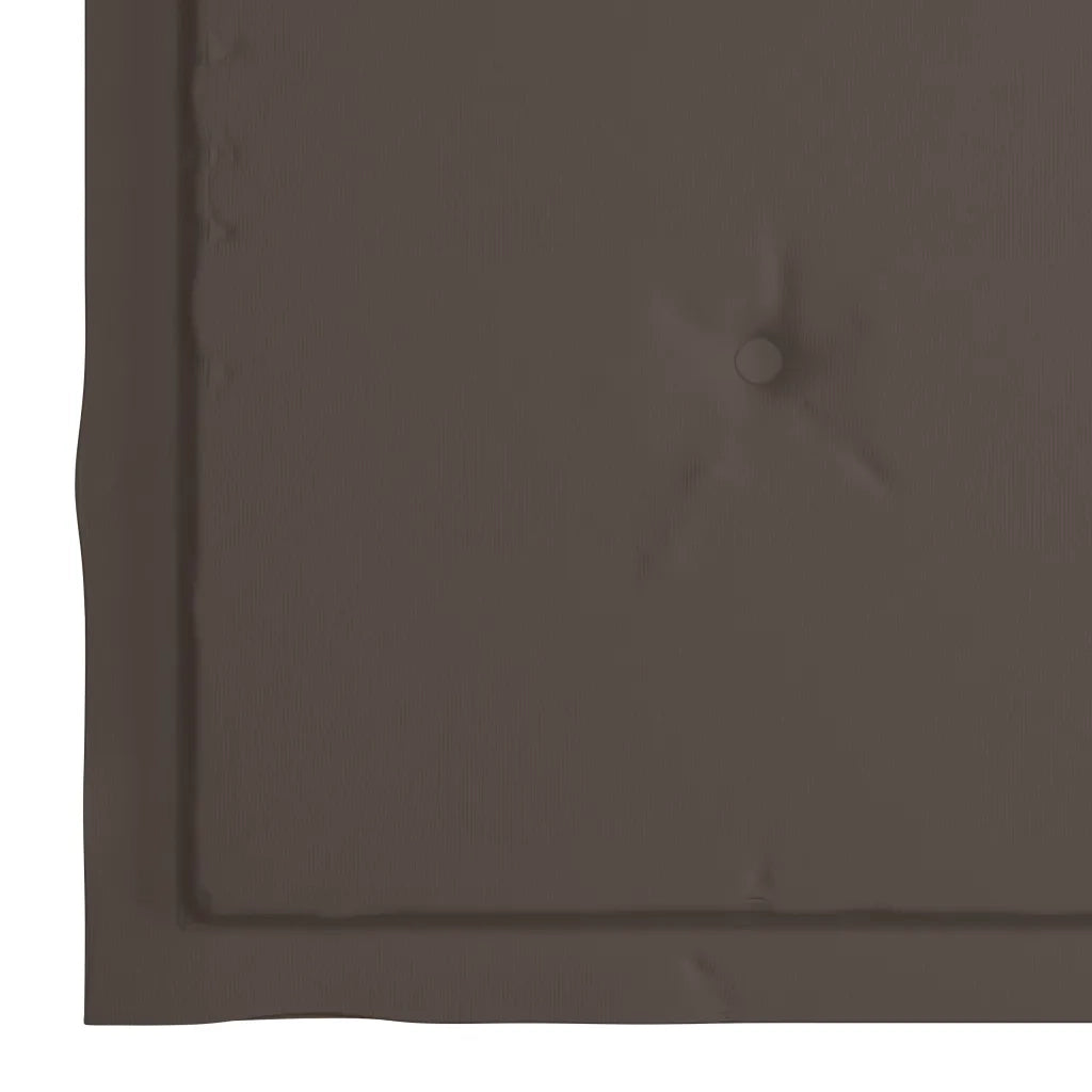 Sedie da Giardino 6 pz e Cuscini Grigio Talpa Massello di Teak 3073039