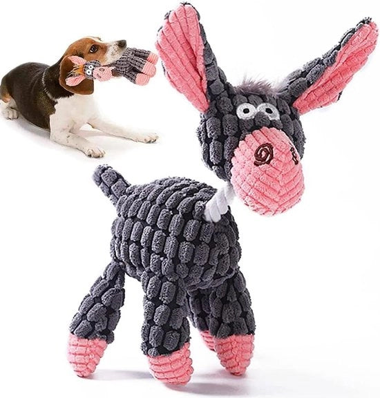 Giocattolo di peluche per cani piccoli e medi con suono.