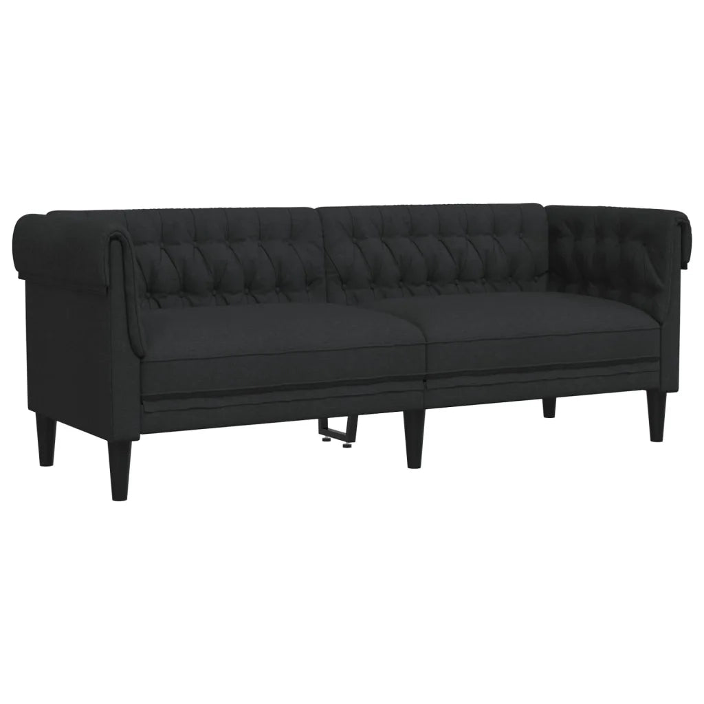 Set d Divani 3 pz Nero in Tessuto 3209193