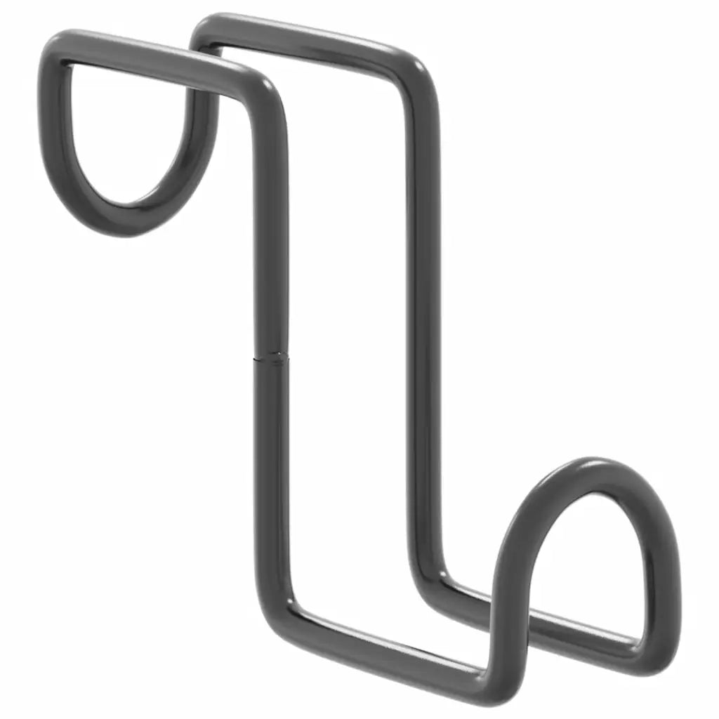 Supporti Briglie 3 pz in Acciaio Nero 172462