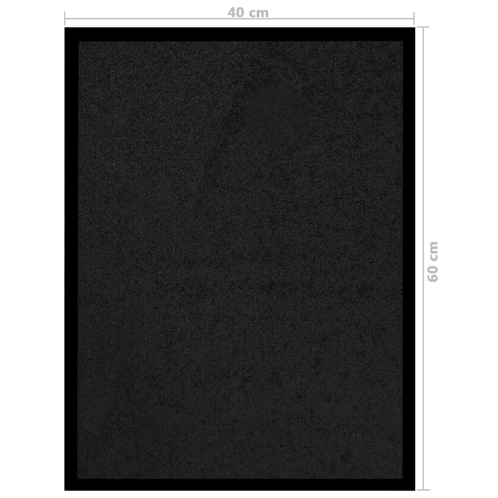 Zerbino | Tappetino Nero 40x60 cm