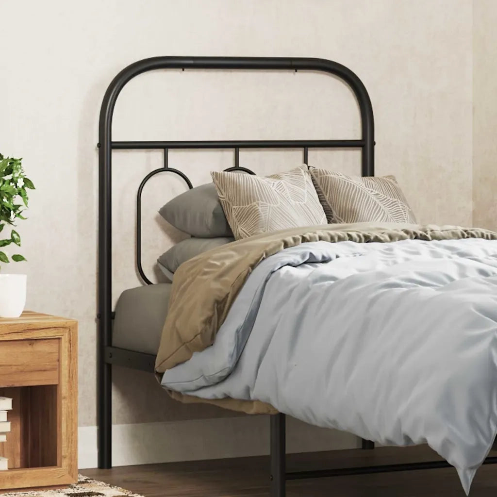 Testiera | Testata di Ricambio in Metallo Nero 75 cm